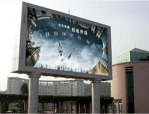 P10mm Outdoor Full Color Fixed LED Display 6500 Nits Billboard