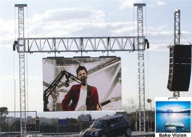 6000 Nits Brightness Nationstar Outdoor Rental Led Screen Die - Casting Aluminum Panel Material